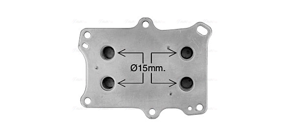 Oil Cooler, engine oil AL3153