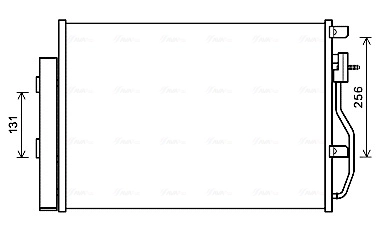 Condenser, air conditioning CTA5048D