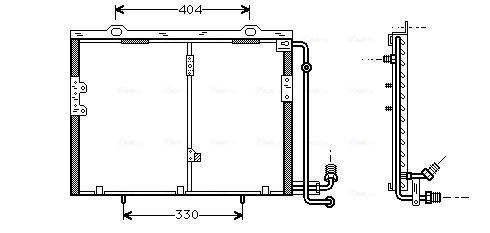 Condenser, air conditioning MS5290