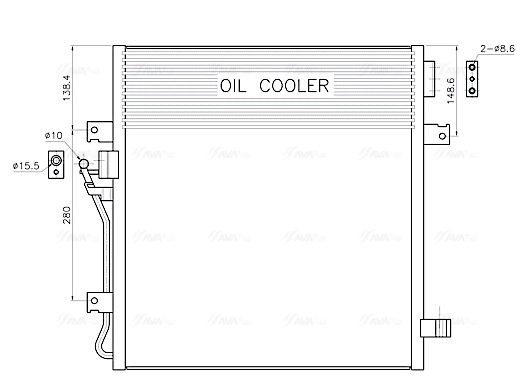 Condenser, air conditioning ** CLEVER FIT ** JE5091