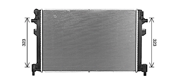 Radiator, engine cooling VN2426
