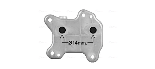 Oil Cooler, engine oil OL3715