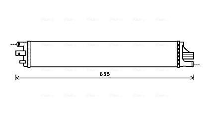 Radiator, engine cooling RTA2559