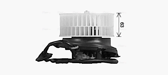 Interior Blower MS8771