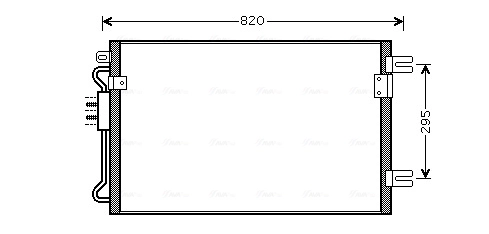 Condenser, air conditioning CRA5098