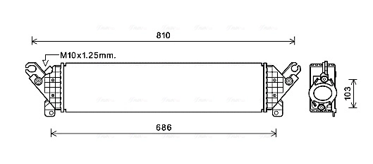 Charge Air Cooler MZA4277