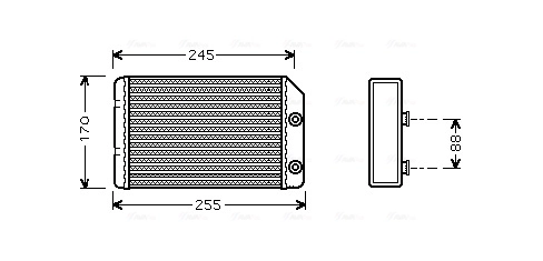Heat Exchanger, interior heating OL6315