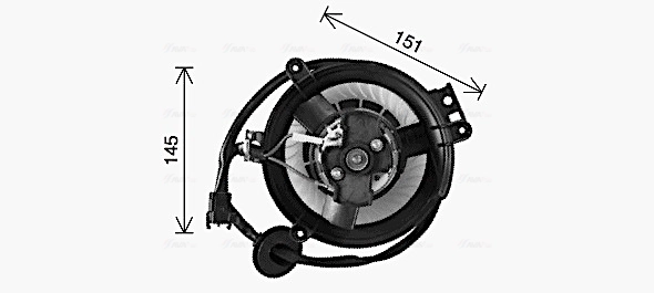 Interior Blower MS8771