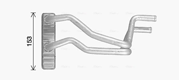 Heat Exchanger, interior heating MT6287