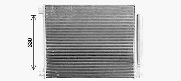 Condenser, air conditioning ** CLEVER FIT ** RT5653D