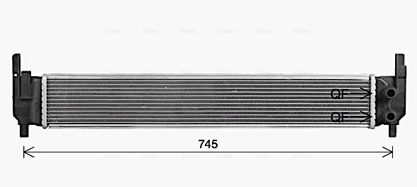 Radiator, engine cooling VN2420