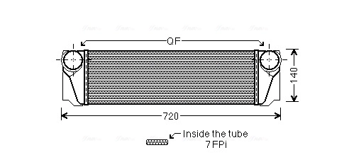 Charge Air Cooler BW4376
