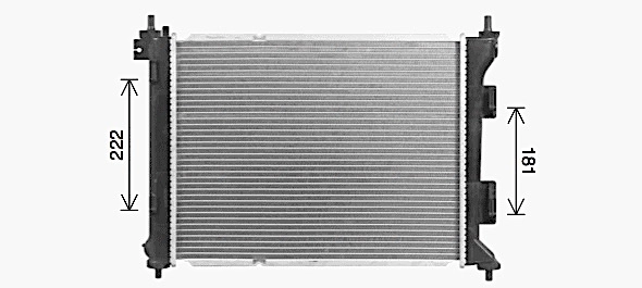 Radiator, engine cooling HY2479