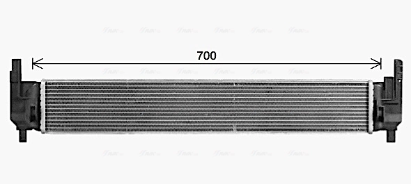 Radiator, engine cooling VN2420