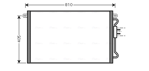Condenser, air conditioning CRA5075