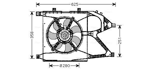 Fan, engine cooling OL7517