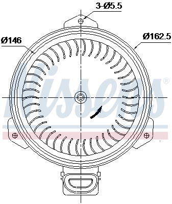Interior Blower TO8812
