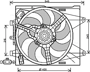 Fan, engine cooling FT7564