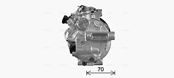 Compressor, air conditioning MSAK737