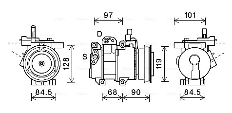 Compressor, air conditioning KAAK261