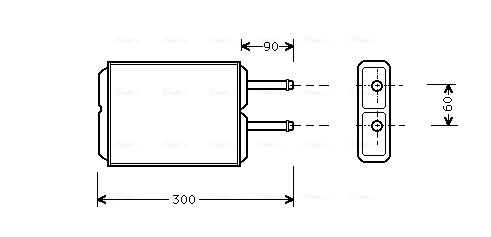 Heat Exchanger, interior heating MZ6124