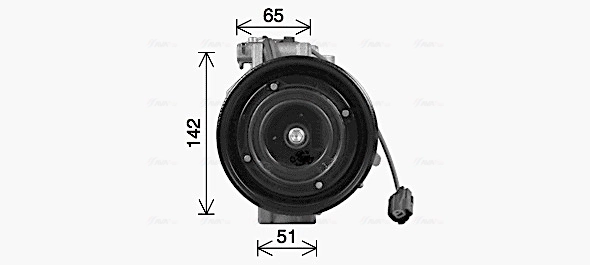 Compressor, air conditioning HDAK322