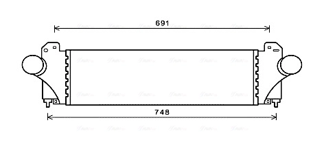 Charge Air Cooler IV4129