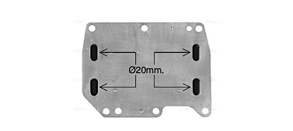 Oil Cooler, engine oil OL3710