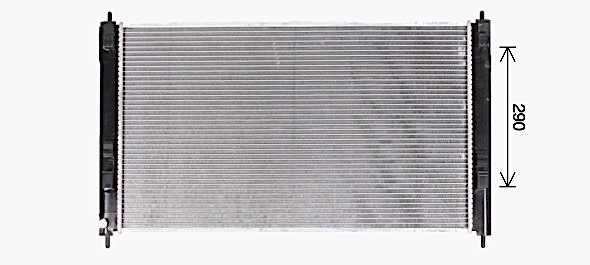 Radiator, engine cooling MT2276