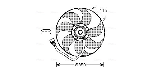 Fan, engine cooling VN7521