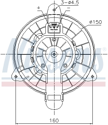 Interior Blower FD8727