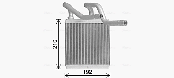 Heat Exchanger, interior heating DN6466