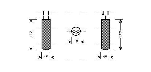 Dryer, air conditioning MZD185