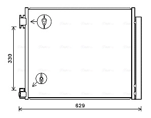 Condenser, air conditioning ** CLEVER FIT ** DN5422D