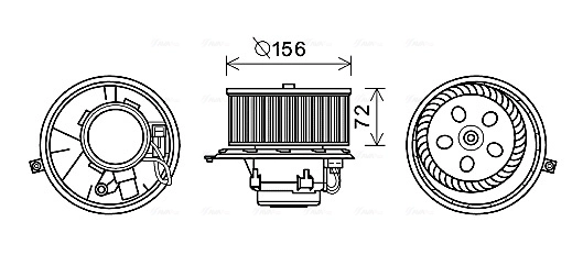 Interior Blower RT8581