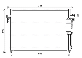 Condenser, air conditioning DN5404D