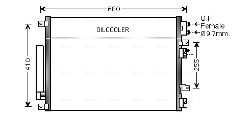 Condenser, air conditioning CR5093D