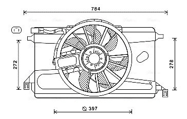 Fan, engine cooling FD7561