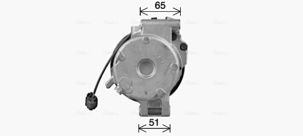 Compressor, air conditioning HDAK322