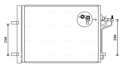 Condenser, air conditioning ** CLEVER FIT ** FD5488D