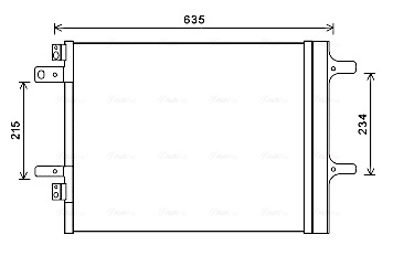 Condenser, air conditioning ** CLEVER FIT ** CNA5308D