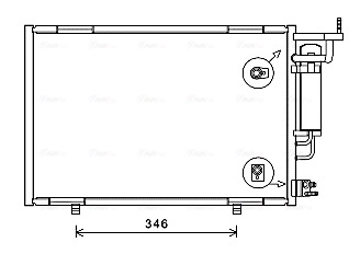Condenser, air conditioning ** CLEVER FIT ** FD5583D