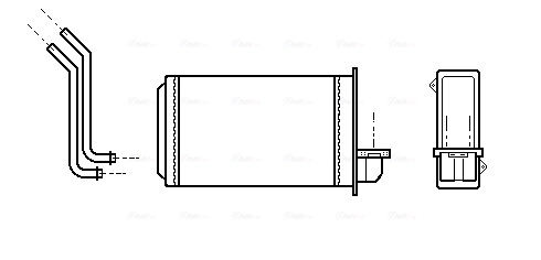 Heat Exchanger, interior heating PEA6088