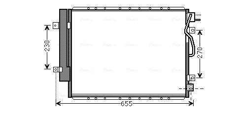 Condenser, air conditioning KA5123D