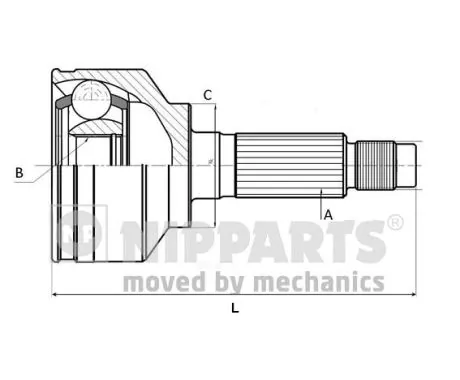 Joint Kit, drive shaft J2823015