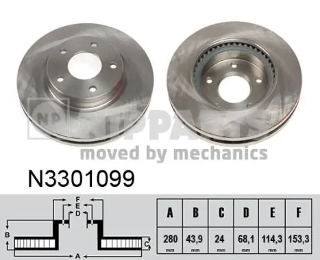 Brake Disc N3301099