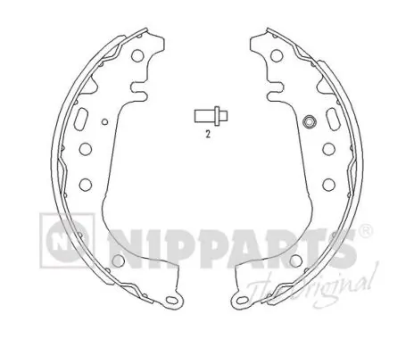 Brake Shoe Set J3502071