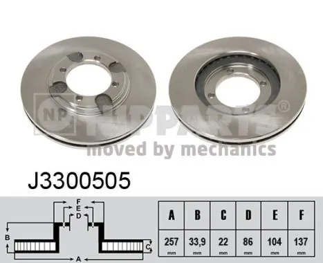 Brake Disc J3300505