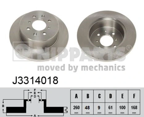 Brake Disc J3314018