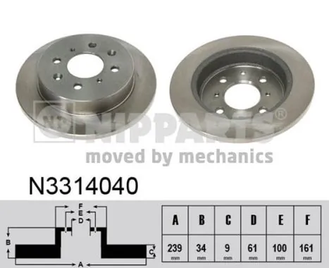 Brake Disc N3314040